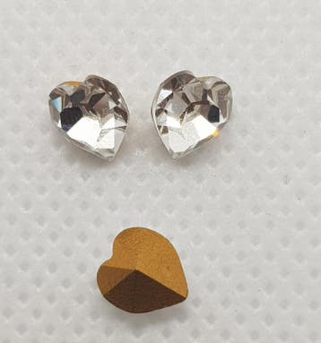 Preciosa punt hart – Crystal – 6 mm  (Puntsteentjes), Hobby en Vrije tijd, Kralen en Sieraden maken, Ophalen of Verzenden, Nieuw