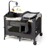 LIVSK 3-in-1 Draagbare Babyspeelbox - Wieg, Luiertafel en Ac, Verzenden, Nieuw