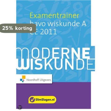Moderne wiskunde A Examentrainer havo 2011 9789001781835, Verzenden, Gelezen