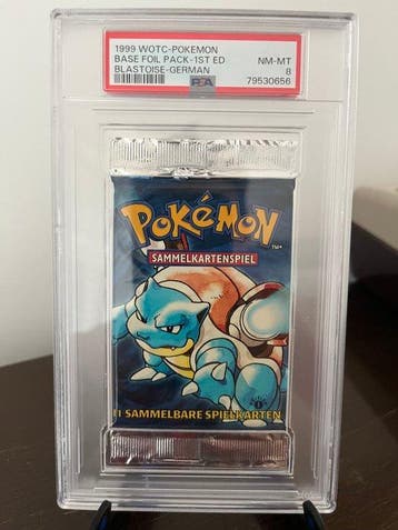Pokémon - 1 Graded booster pack - 1st Edition - PSA 8 - WOTC, Hobby en Vrije tijd, Verzamelkaartspellen | Pokémon, Nieuw