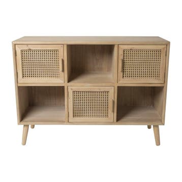 Webbing Java vakkenkast - 81.5x120x39.5 cm, Verzenden, Nieuw