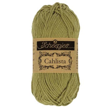 Scheepjes Cahlista 50g - 395 Willow - Haakgaren / Breigaren, Ophalen of Verzenden, Nieuw, Breien of Haken, Wol of Garen