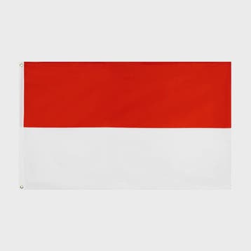 Indonesische Vlag - Polyester Banner met Messing Grommets -, Verzenden, Nieuw