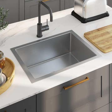 Inbouw Keukenspoelbak RVS | Laatste Stuk!, Huis en Inrichting, Zo goed als nieuw, Minder dan 100 cm, 25 tot 50 cm, 50 tot 100 cm