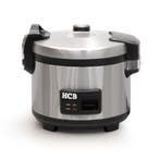 HCB Rijstkoker - 10 liter - 230V - RVS, Verzenden, Nieuw in verpakking, Overige typen