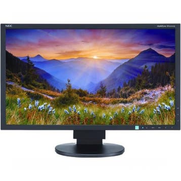 NEC MultiSync EA234WMi1920x1080 - DP - DVI - HDMI - VGA - Zw, Verzenden, Refurbished