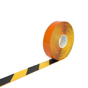 PermaStripe waarschuwingstape - Wit & Rood - Anti - slip -, Verzenden