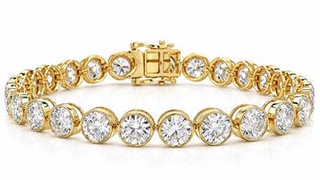 Armband - 14 karaat Geel goud - 15.38ct. tw. Diamant, Nieuw