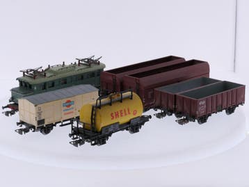 Schaal H0 goederentrein van de DB #10123 (H0 (1:87)), Hobby en Vrije tijd, Overige merken, Gebruikt, Gelijkstroom, Overige typen