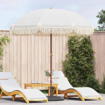 vidaXL Strandparasol 205 x 205 x 210 cm Polyester en staal, Verzenden, Nieuw, 2 tot 3 meter, Strandparasol