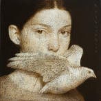Michal Lukasiewicz - Woman With a Bird XVI