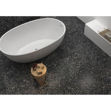 Sphinx Terrazzo Vloertegel - 60x60 cm - Mat Zwart, Ophalen of Verzenden, Nieuw