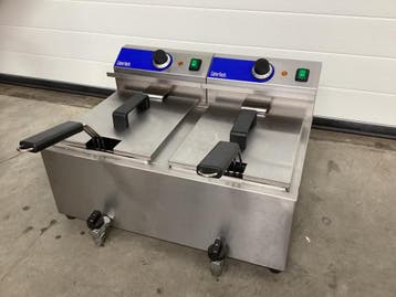CaterTech dubbele friteuse 46x61x35cm, Nieuw in verpakking