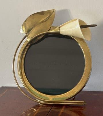 Fotolijst - Verguld messing - Jaren 70/80 vintage