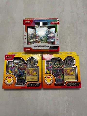Pokémon - 3 Sealed box - Various sets, Nieuw