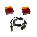 Verlichtingsset ASPÖCK 93 x 99 mm met kabelset 7 polig, Auto diversen, Aanhangwagen-onderdelen, Ophalen of Verzenden, Nieuw
