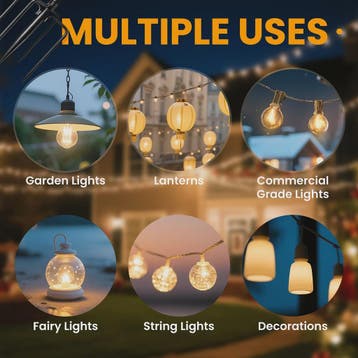 10FT Metalen Verstelbare Paal voor Slingerlichtjes - Waterdi, Verzenden, Nieuw
