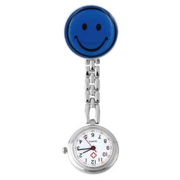 Fako - Verpleegstershorloge - Smiley - Donkerblauw, Verzenden, Nieuw