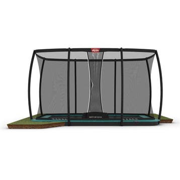 BERG Ultim Champion FlatGround 410 Green + Safety Net DLX XL, Ophalen of Verzenden, Nieuw