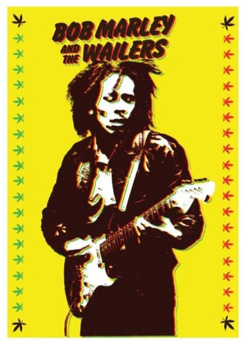 Posters - Poster Marley, Bob - Bob Marley &amp; the Wailers, Verzamelen, Verzenden, Zo goed als nieuw
