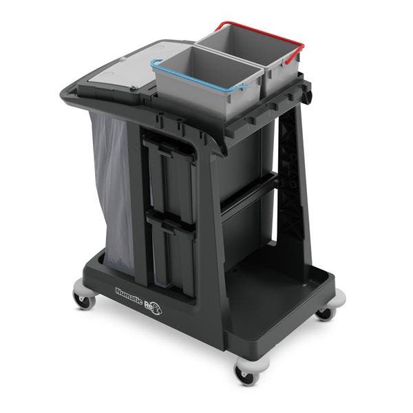 Numatic werkwagen ECO-Matic EM2 incl. 2 x 10 liter emmer, Huis en Inrichting, Schoonmaakartikelen, Verzenden