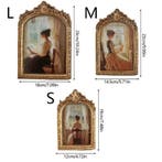 Antieke Boog Fotolijst met Goud Reliëf Decoratief Frame, Verzenden, Nieuw