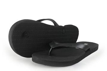 Nelson Slippers in maat 45 Zwart, Slippers, Verzenden, Zwart, Zo goed als nieuw