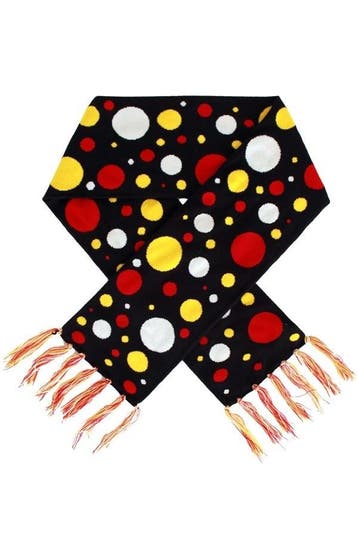 Oeteldonk sjaal rood/wit/geel confetti, Ophalen of Verzenden, Nieuw