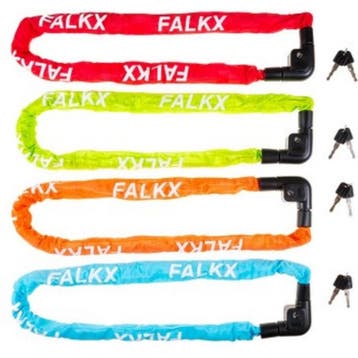 Falkx Kettingslot 7x1200mm - Imitatie staal - Assorti kle..., Fietsen en Brommers, Ophalen of Verzenden, Nieuw