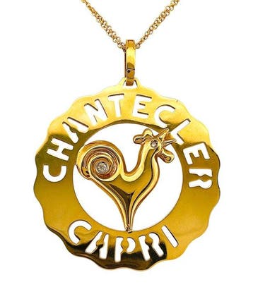 Chantecler - Halsketting - LOGO - 18 karaat Geel goud, Nieuw