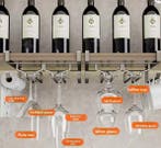 Rode Wijnglasrek – Luxe Ophangrek voor Huisgebruik, Verzenden, Nieuw