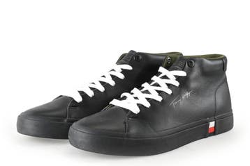 Tommy Hilfiger Hoge sneakers in maat 42 Zwart, Verzenden, Zwart, Tommy Hilfiger, Sneakers of Gympen