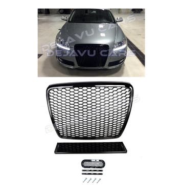 RS6 Look Front Grill voor Audi A6 C6 4F / S line / S6, Ophalen of Verzenden