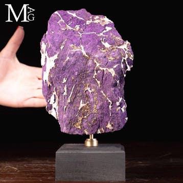 Zeldzaam - Namibië purpuriet Monster van natuurlijke