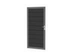 Veiling - Aluminium tuindeur - Antraciet - 183x93 cm, Tuin en Terras, Schuttingen, Nieuw