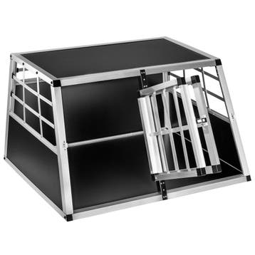 Hondentransportbench dubbel met een rechte achterwand, Dieren en Toebehoren, Hondenhokken, Verzenden, Nieuw