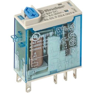 Finder 46.52 Industrieel Relais 8A 24VDC Dubbele CO -, Verzenden, Nieuw, Overige typen