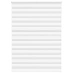 vidaXL Zebra rolgordijn 155x230 cm stofbreedte 150,9cm, Verzenden, Nieuw, Wit