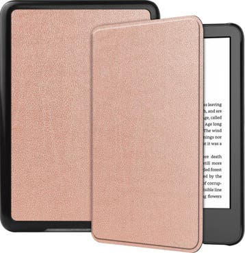 Sleepcover voor Amazon Kindle 11 (2022) E-reader - Rose Goud, Verzenden, Nieuw
