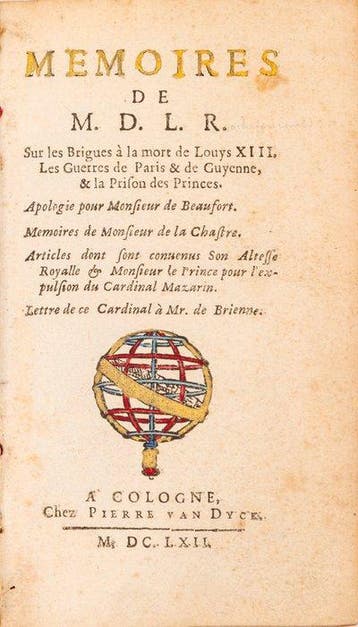 La Rochefoucauld - Mémoires de M. D. L. R. - 1662