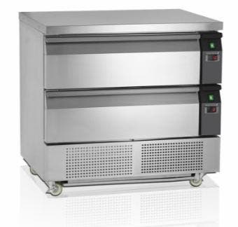 Gekoelde Werkbank met 2 lades | 905 x 700 x 865 mm, Verzenden, Nieuw in verpakking