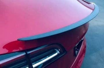 Tesla Model 3 achterklep spoiler mat grijs carbon, Verzenden