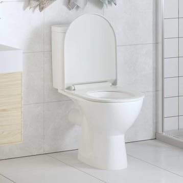 vidaXL Toiletbril soft-close met quick-release ontwerp wit, Verzenden, Nieuw