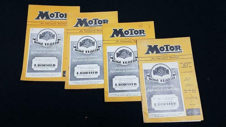 Het Nederlandsche Motorblad 'MOTOR' jaargang 1943, Boeken, Motoren, Algemeen, Gelezen, Verzenden