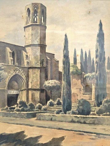 Agustí Antiga (1874-1942) - NO RESERVE - Santa María de