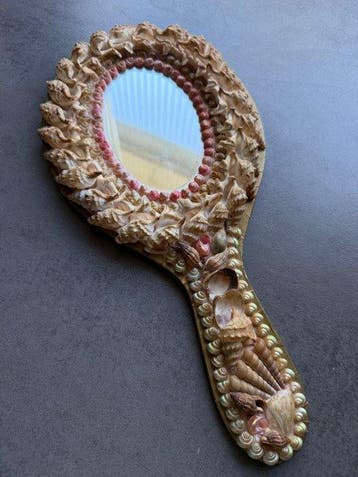 Spiegel - Parelmoer - Shell Art Meesterwerk