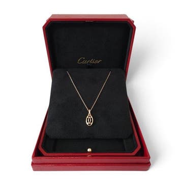 Cartier - Halsketting - Double C Diamond - 18 karaat, Nieuw