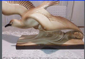 Saint Radegonde - sculptuur, Sculpture céramique vintage -, Antiek en Kunst, Antiek | Glas en Kristal
