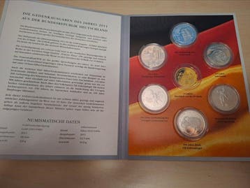 Duitsland. 10 Euro 2011 (6 coins) (Zonder minimumprijs)