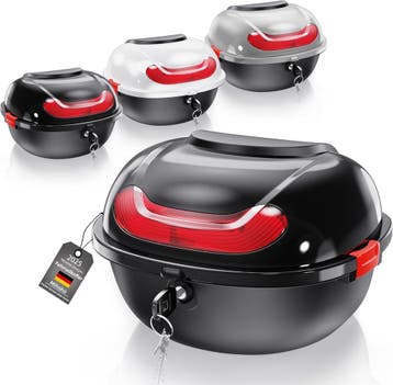 Topkoffer Motor/Scooter 22L | Zwart - Tweedekansje OP=OP, Fietsen en Brommers, Ophalen of Verzenden, Zo goed als nieuw, Mihoho